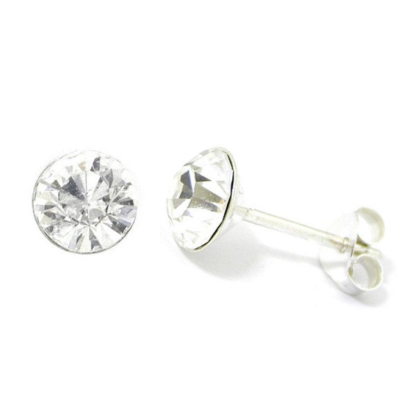 Dainty Swarovski Stud Earring Crystal