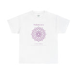 Crown Chakra - Unisex Heavy Cotton Tee - Comfortable Casual Wear for Every Occasion