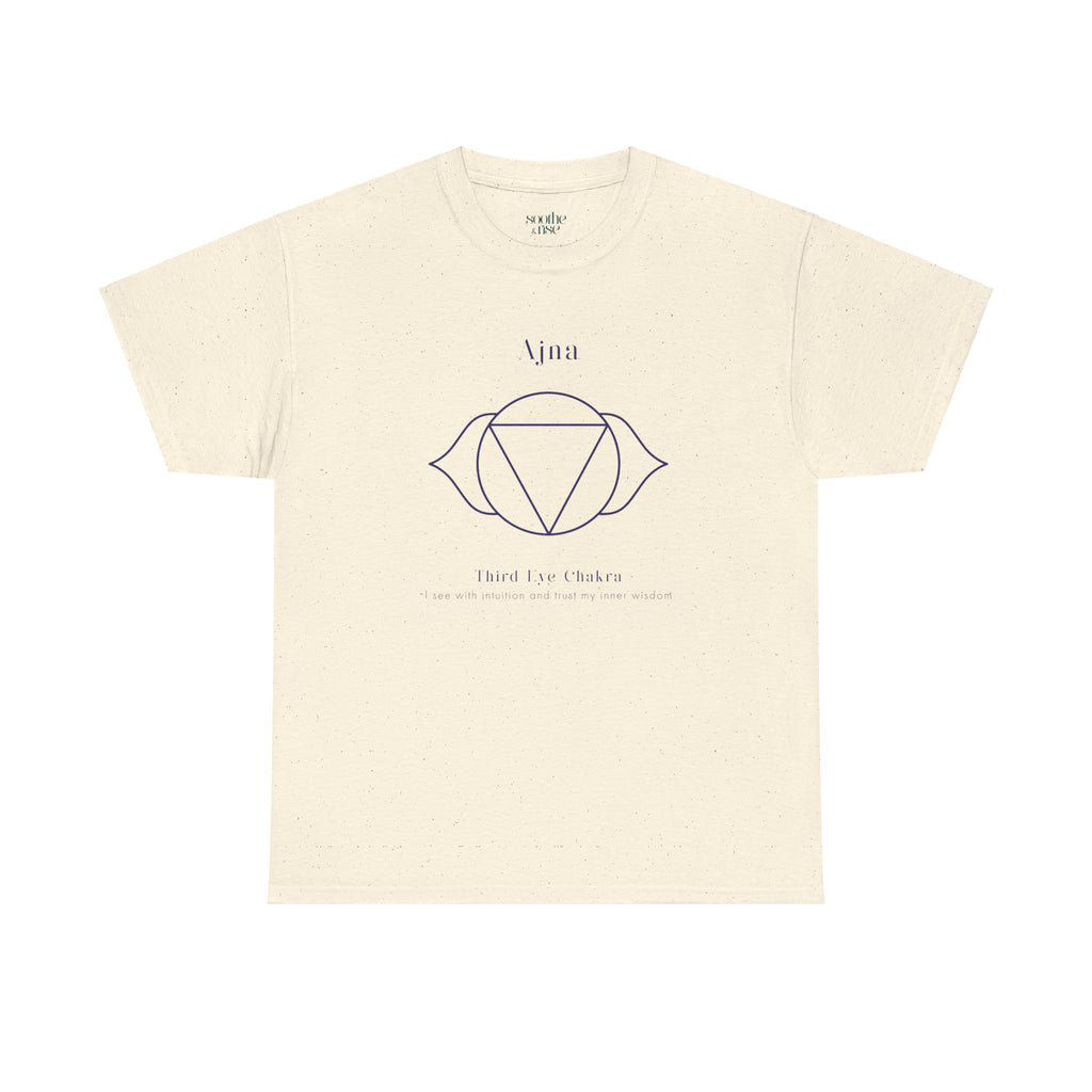 Third Eye Chakra T-shirt - Natural