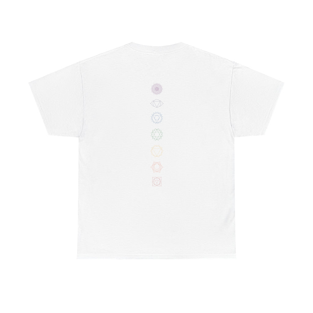 Throat Chakra - Unisex Heavy Cotton Tee - Comfortable Casual Wear for Every Occasion