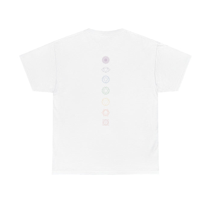 Throat Chakra - Unisex Heavy Cotton Tee - Comfortable Casual Wear for Every Occasion