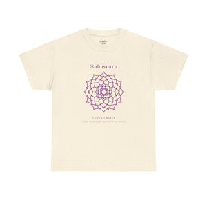 Crown Chakra T-shirt - Natural