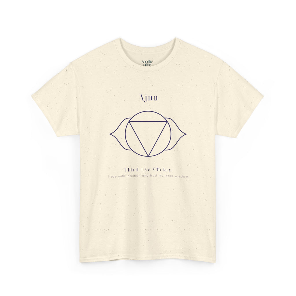 Third Eye Chakra T-shirt - Natural