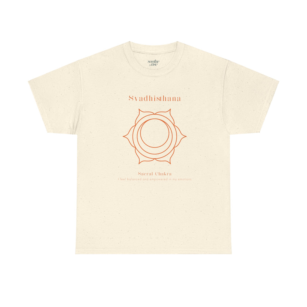 Sacral Chakra T-shirt - Natural