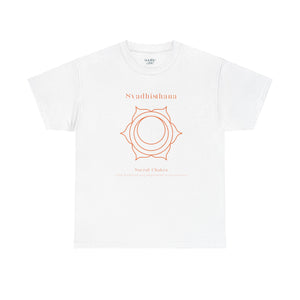 Sacral Chakra - Unisex Heavy Cotton Tee - Comfortable Casual Wear for Every Occasion