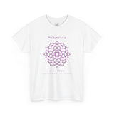 Crown Chakra - Unisex Heavy Cotton Tee - Comfortable Casual Wear for Every Occasion