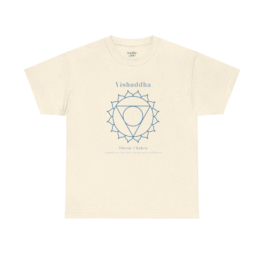 Throat Chakra T-shirt - Natural