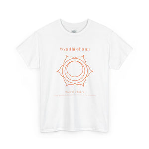 Sacral Chakra - Unisex Heavy Cotton Tee - Comfortable Casual Wear for Every Occasion